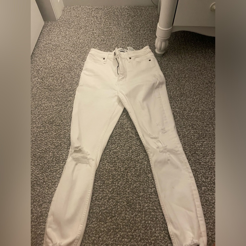 white jeans